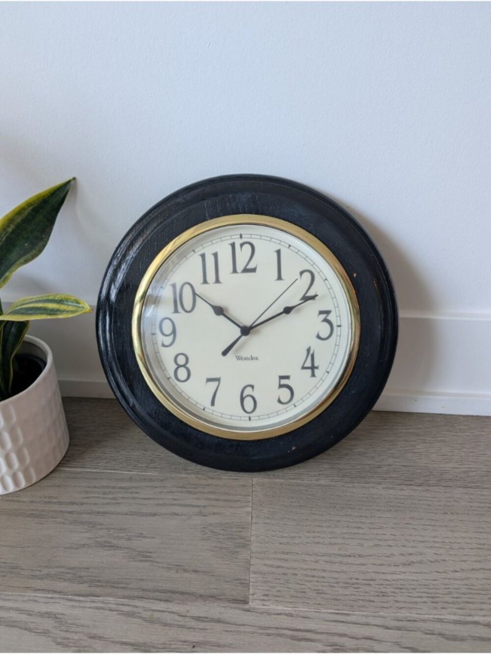 Westclox 12 Inch Wall Clock In Working Condition